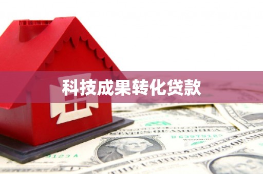 邗江科技成果转化贷款