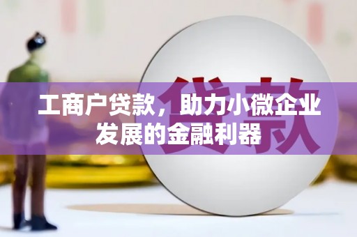邗江工商户贷款，助力小微企业发展的金融利器