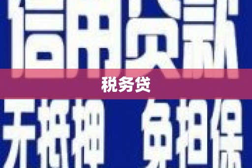 邗江税务贷