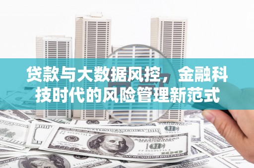 邗江贷款与大数据风控，金融科技时代的风险管理新范式