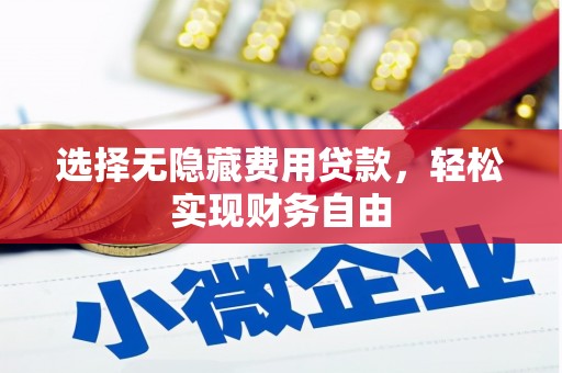 邗江选择无隐藏费用贷款，轻松实现财务自由