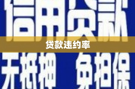 邗江贷款违约率