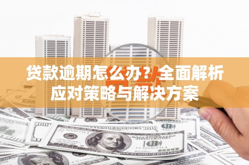 邗江贷款逾期怎么办？全面解析应对策略与解决方案
