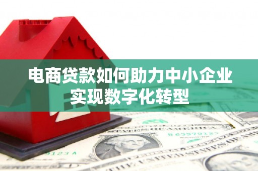 邗江电商贷款如何助力中小企业实现数字化转型
