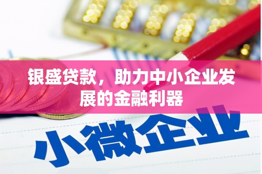 邗江银盛贷款，助力中小企业发展的金融利器