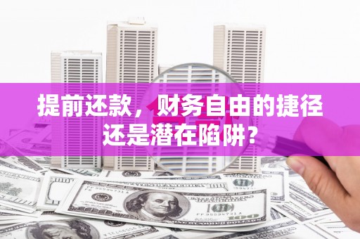 邗江提前还款，财务自由的捷径还是潜在陷阱？