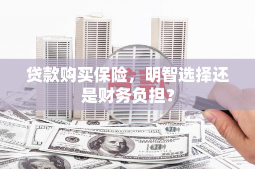 邗江贷款购买保险，明智选择还是财务负担？