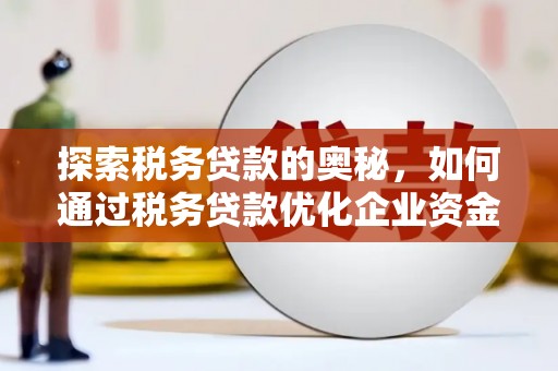 邗江探索税务贷款的奥秘，如何通过税务贷款优化企业资金流