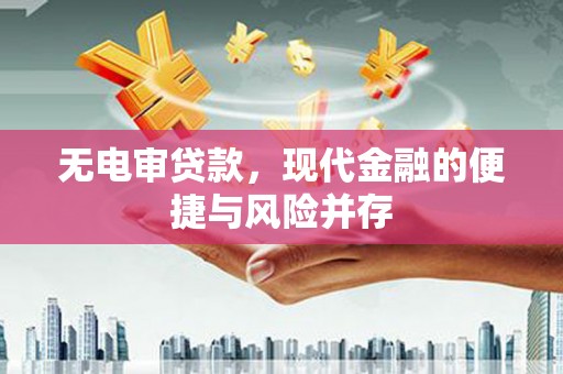 邗江无电审贷款，现代金融的便捷与风险并存
