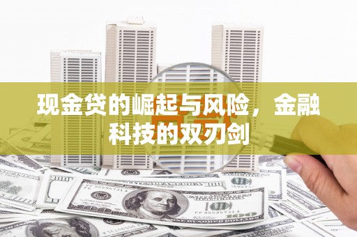邗江现金贷的崛起与风险，金融科技的双刃剑