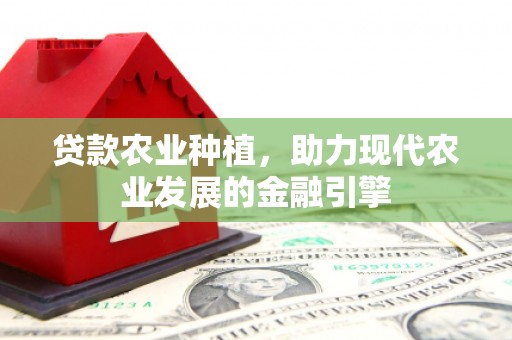邗江贷款农业种植，助力现代农业发展的金融引擎
