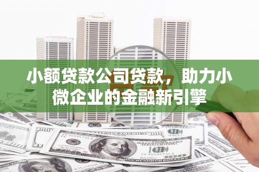 邗江小额贷款公司贷款，助力小微企业的金融新引擎