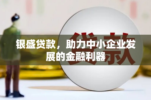 邗江银盛贷款，助力中小企业发展的金融利器