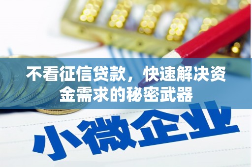 邗江不看征信贷款，快速解决资金需求的秘密武器
