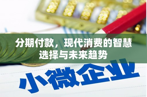邗江分期付款，现代消费的智慧选择与未来趋势