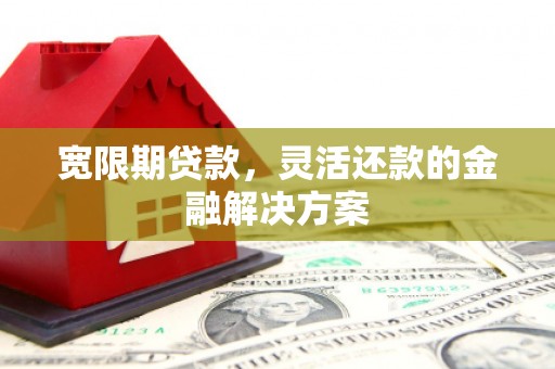 邗江宽限期贷款，灵活还款的金融解决方案