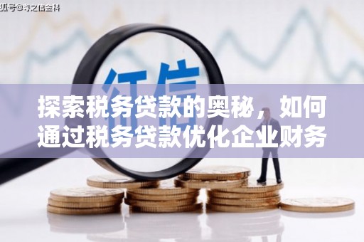 邗江探索税务贷款的奥秘，如何通过税务贷款优化企业财务