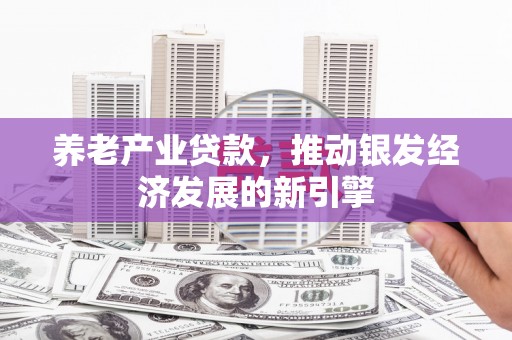 邗江养老产业贷款，推动银发经济发展的新引擎