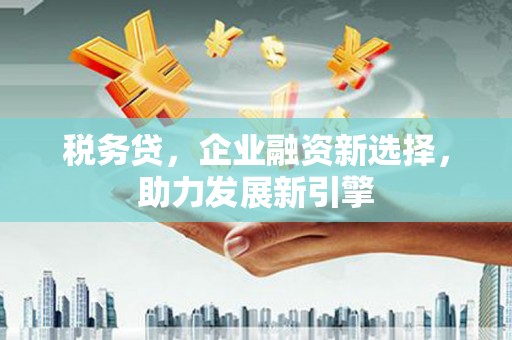 邗江税务贷，企业融资新选择，助力发展新引擎