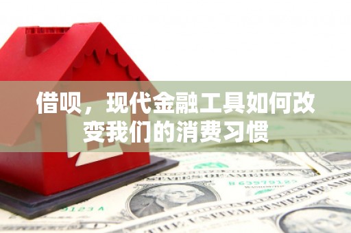 邗江借呗，现代金融工具如何改变我们的消费习惯