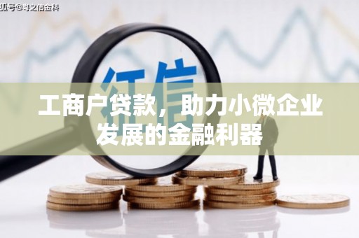 邗江工商户贷款，助力小微企业发展的金融利器