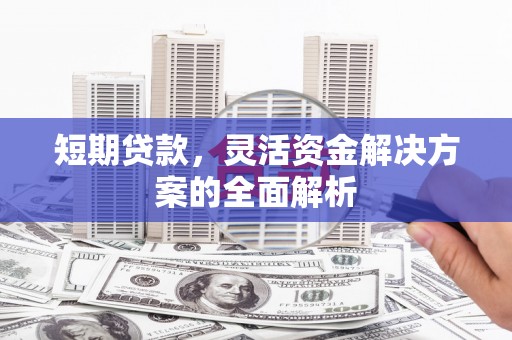邗江短期贷款，灵活资金解决方案的全面解析