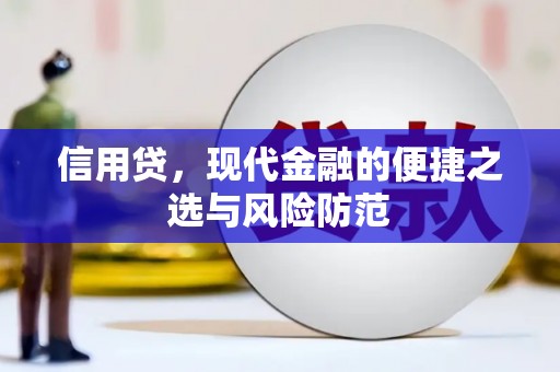 邗江信用贷，现代金融的便捷之选与风险防范