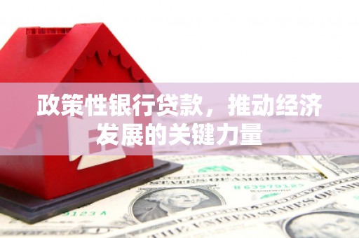 邗江政策性银行贷款，推动经济发展的关键力量