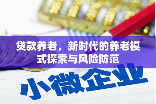 邗江贷款养老，新时代的养老模式探索与风险防范